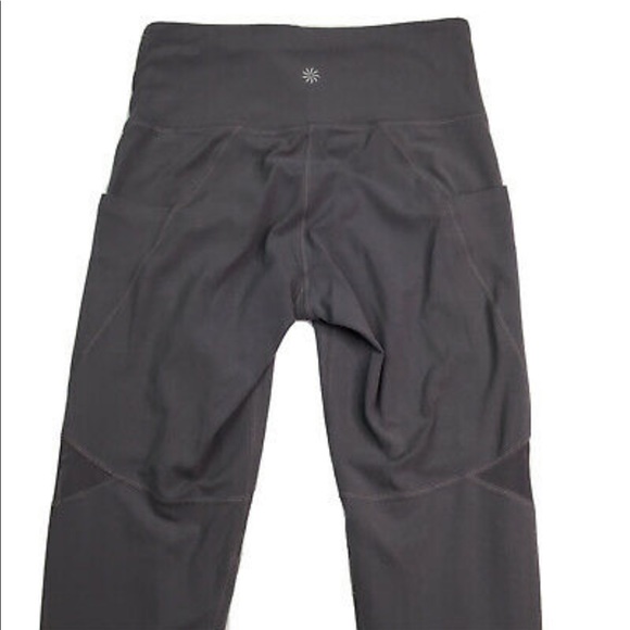 ATHLETA SALUTATION LEGGINGS GRAY/GREY SIZE SMALL - Picture 5 of 6